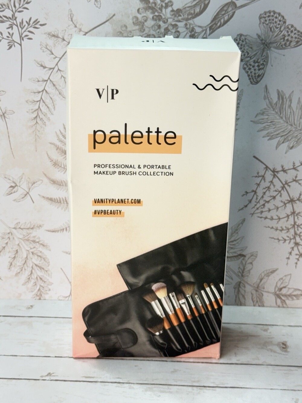 Vanity Planet Palette Makeup Brush Set Portable Black VP71211-1100